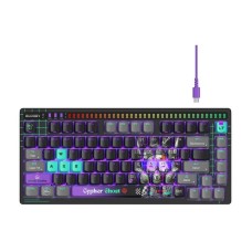 A4tech Bloody AT75 Wired RGB Cypher Ghost Mechanical Gaming Keyboard